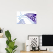 Poster Fibres nerveuses stylisées (Bureau à domicile)