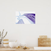 Poster Fibres nerveuses stylisées (Cuisine)