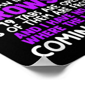 Poster Fibro Fog - Fibro Survivor Funny Fibromyalgia Awar (Coin)