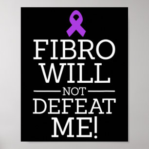 Poster Fibro, le guerrier de sensibilisation à la fibromy