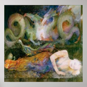 Poster Fibromyalgie, Le Dragon À L'Intérieur