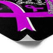 Poster Fibromyalgie résistante forte Pu de sensibilisatio (Coin)