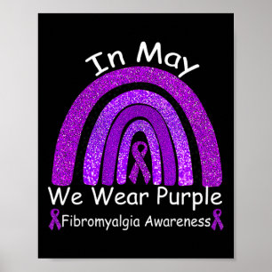 Poster Fibromyalgie Sensibilisation Arc En Mai Nous Porto