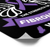 Poster Fibromyalgie - Sensibilisation des guerriers (Coin)
