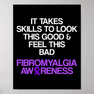 Poster Fibromyalgie Sensibilisation Survivant Compétences