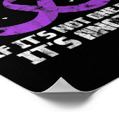 Poster Fibromyalgie Si ce n'est pas une douleur c'est un  (Coin)