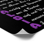 Poster Fibromyalgie Signification Fibro Fibro Fibro Fibro (Coin)