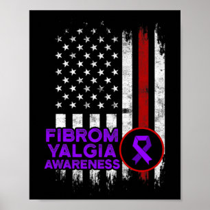 Poster Fibromyalgie Survivant Fier Guerrier 13