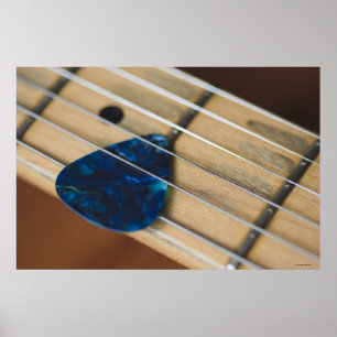 Poster Ficelles de guitare électrique