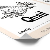 Poster Fiche d'activité de coloration Baby shower ABC (Coin)