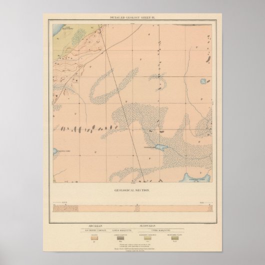 Poster Fiche géologique détaillée IX (Devant)