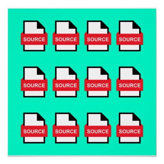 Poster Fichiers sources (Devant)