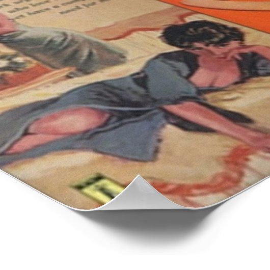 Poster Fiction de pâte lesbienne (Coin)