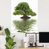 Poster Ficus bonsai (Bureau à domicile)