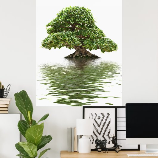 Poster Ficus bonsai (Bureau à domicile)