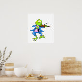 Poster Fiddle Frog (Cuisine)