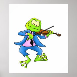 Poster Fiddle Frog