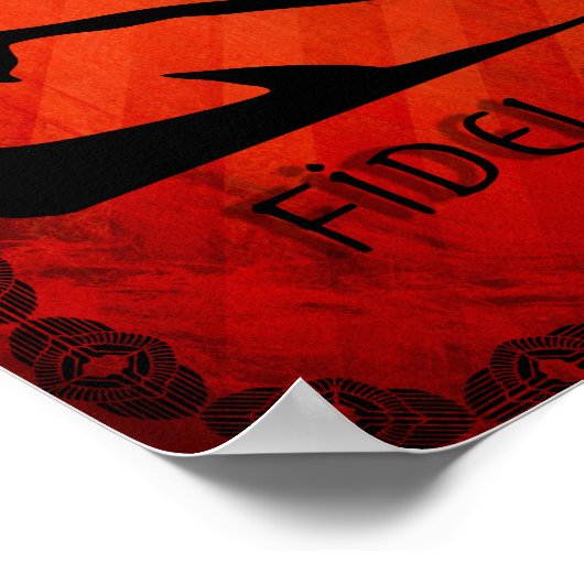 Poster Fidel Castro (Coin)