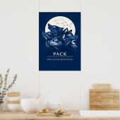 Poster Fidélité de la meute de loups Art (Cuisine)