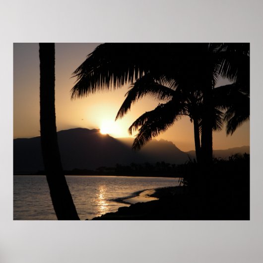 Poster Fidji Sunrise (Devant)