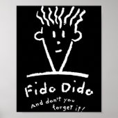 Poster Fido Dido Face Don't You Forget It  (Devant)