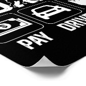 Poster Field Hockey Dad Pay Drive Clap Field Hockey Playe (Coin)