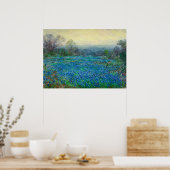 Poster Field of Bluebonnets, 1918-1920 par Julian Onderdo (Cuisine)