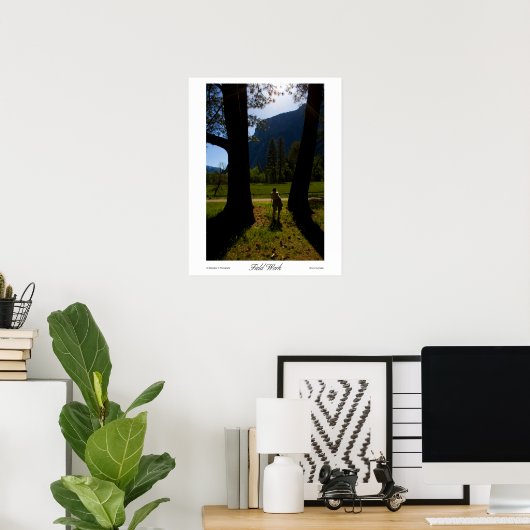 Poster Field Work Prints (Bureau à domicile)