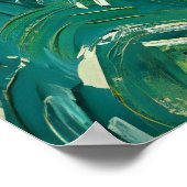 Poster Fields du blé vert - Vincent van Gogh (Coin)