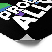 Poster Fier Ally Gay pride LGBT Gay Lesbian Manifestation (Coin)