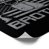 Poster Fier Armée Garde Nationale Frère Drapeau Militar U (Coin)