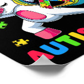 Poster Fier Autisme Maman Danse Dab (Coin)