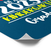 Poster Fier Bonus papa d'une classe de 2023 jardin d'enfa (Coin)