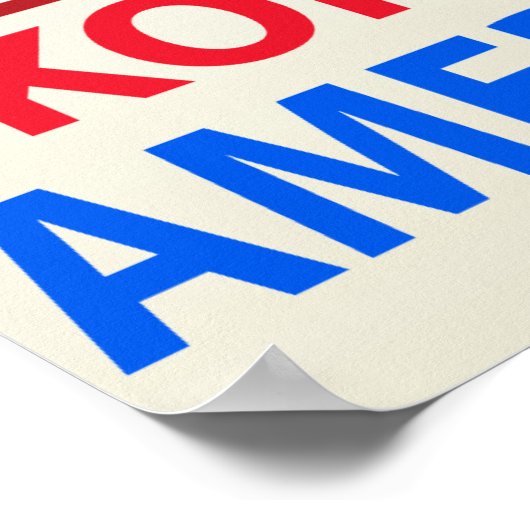 Poster Fier Coréen Américain (Coin)