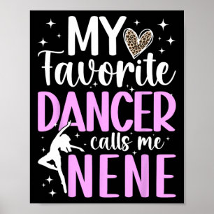 Poster Fier Danse Nene D'Une Danse Nene Danser Nene Gra