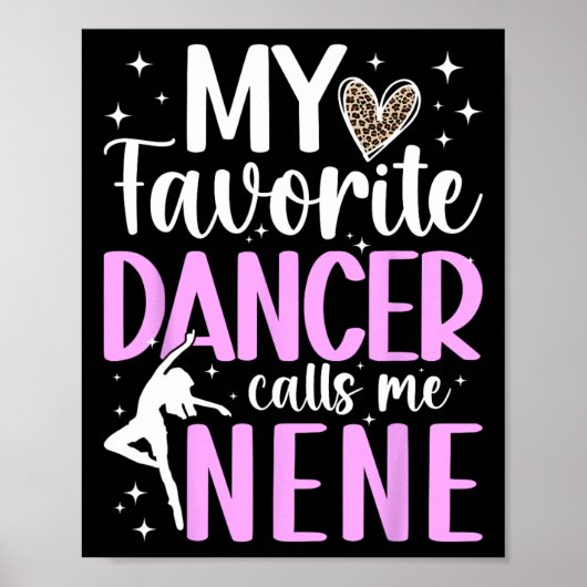 Poster Fier Danse Nene D'Une Danse Nene Danser Nene Gra (Devant)