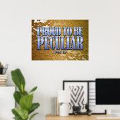 Poster Fier D'Être Particulier (Bureau à domicile)