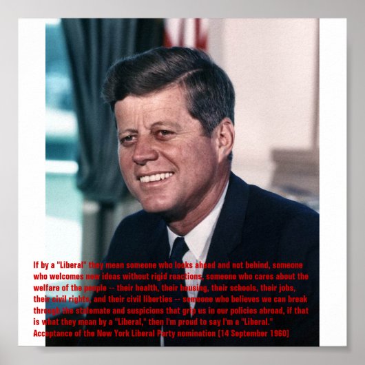 Poster Fier d'être un "libéral" (Devant)