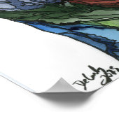 Poster Fier et droit (Coin)