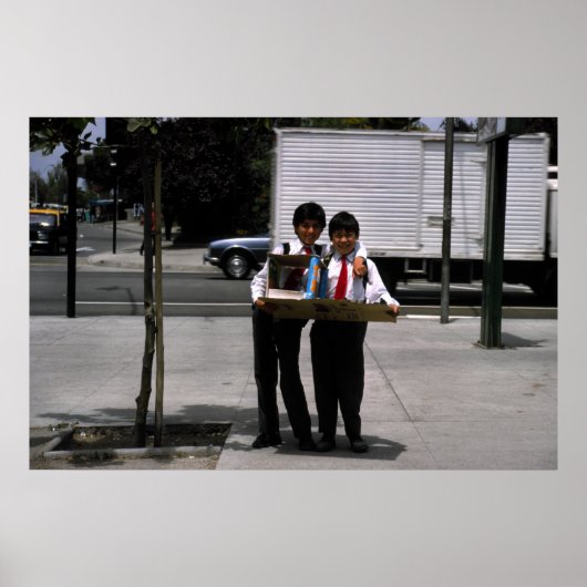 Poster Fier étudiants, Santiago, Chili (Devant)