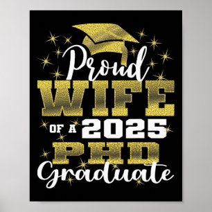 Poster Fier Femme Cl De Doctorat Docteur De 2025 Doctorat