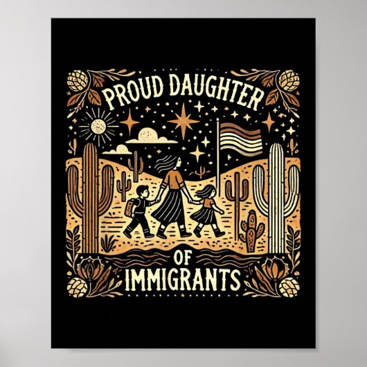 Poster Fier Fille Des Immigrants Mexicains (Devant)