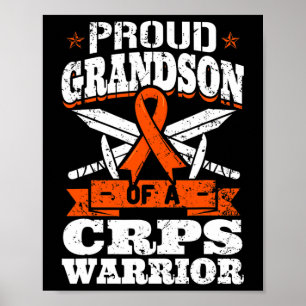 Poster Fier Grand-Fils D'Un Guerrier De Crps Rsd Sensibil