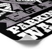 Poster Fier Grand-Fils D'Un Parkinsons Guerrier Décerceur (Coin)