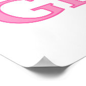 Poster Fier Grand-Père Bébé Cadeaux Fille (Coin)