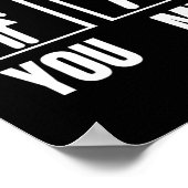 Poster Fier Joueuse de badminton Femmes Shuttle Funny Bad (Coin)