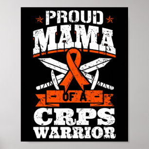 Poster Fier Mama D'Un Militaire Des Crps Warrier Rsd Sens