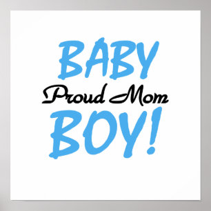 Poster Fier Maman Bébé Garçon Cadeaux
