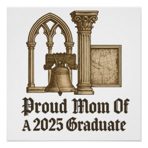 Poster Fier Maman de l'Euro Classic 2025 Style d'histoire