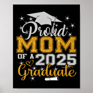 Poster Fier Maman D'Un Diplômé 2025 Cl Graduation Senior